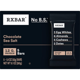 RXBAR Chocolate Sea Salt in a work bag for on-the-go energy