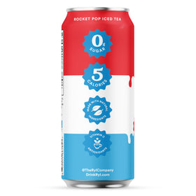 The Ryl Co Rocket Pop can side highlights a low-calorie option for on-the-go refreshment.