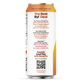 The Ryl Co Iced Tea is poured into a glass for a refreshing, low-calorie moment.