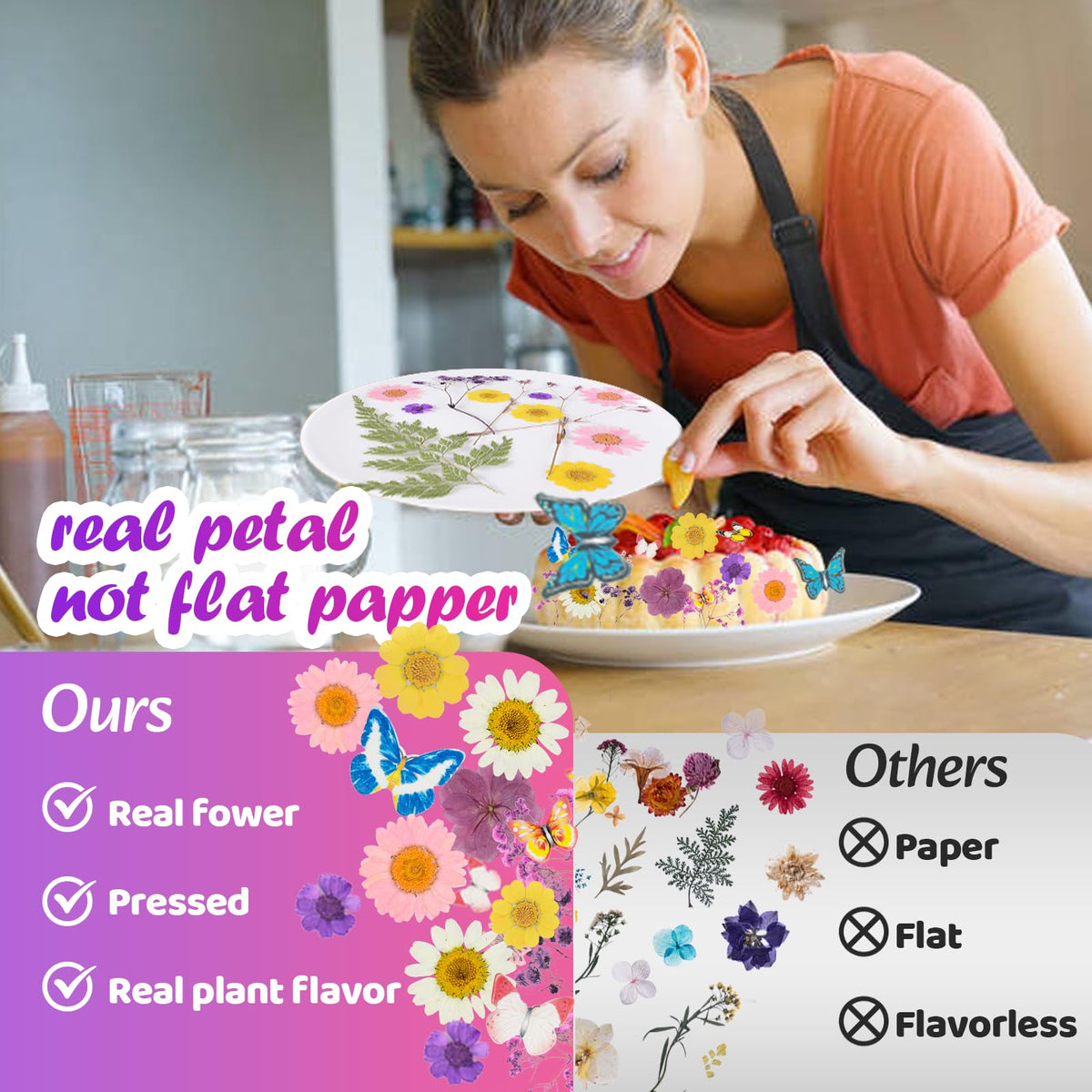 Rylenor assembly-ready floral decor saves decorating time and effort.