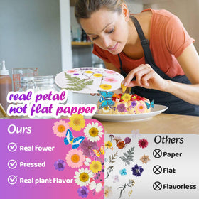 Rylenor assembly-ready floral decor saves decorating time and effort.