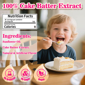 Rylenor cake batter extract used in coffee for dessert-like lattes