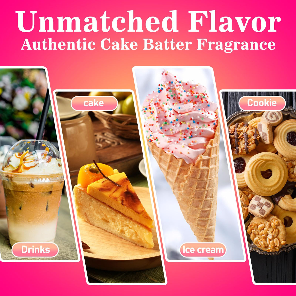 Rylenor cake batter extract added to frosting and cupcakes for richer desserts