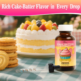 Rylenor sugar-free, alcohol-free cake batter formula suitable for beverages