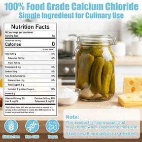 Rylenor calcium chloride used in pickling to maintain crispness.