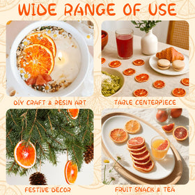 Rylenor dried orange slices for tea and desserts with bright aroma.