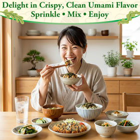 Rylenor Nori Komi Furikake salad topping for savory crunch.