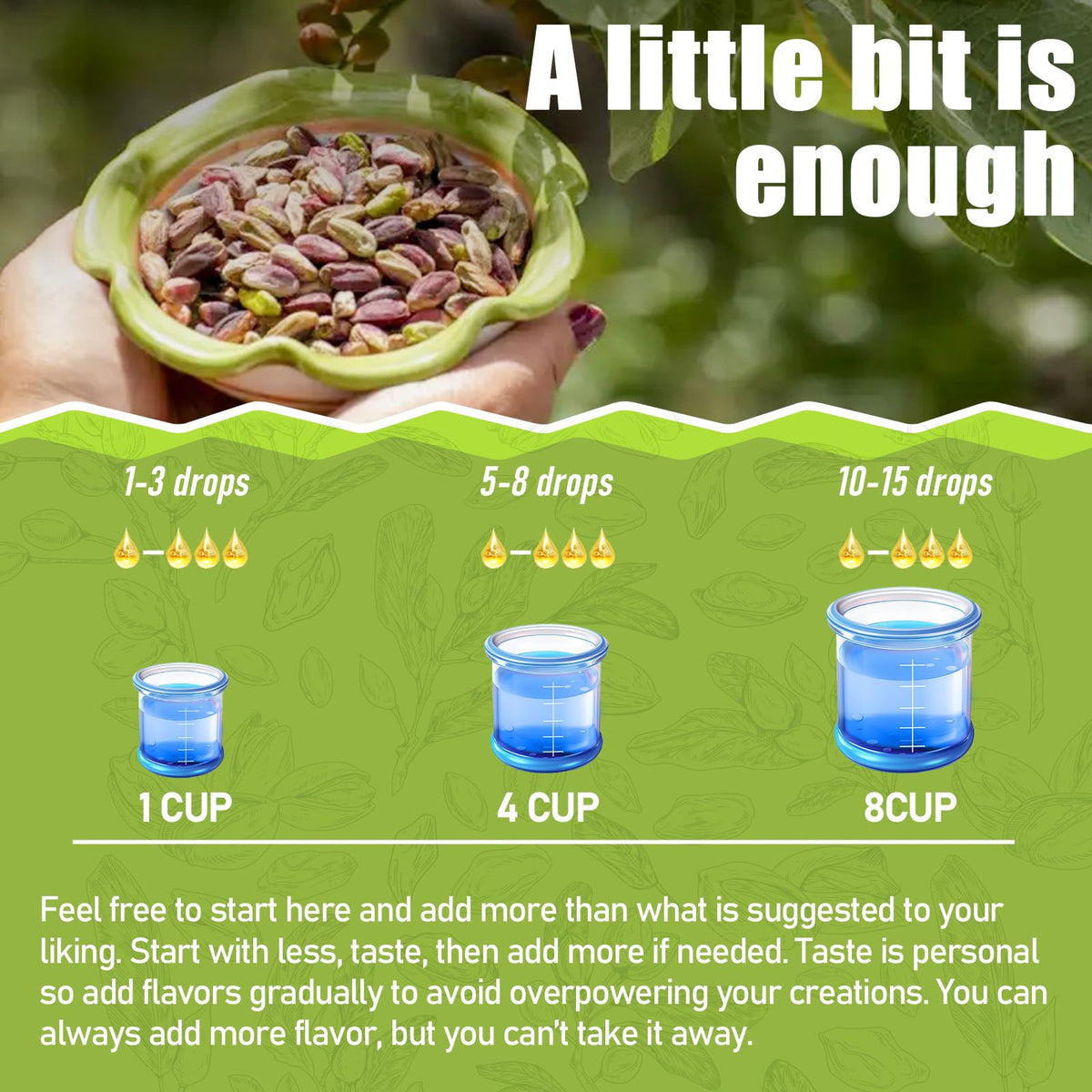 Rylenor Pistachio Extract in coffee creates a subtle flavor lift.