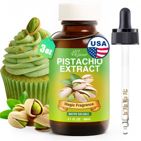 Rylenor Pistachio Extract bottle showing concentrated flavor for desserts.