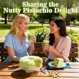 Rylenor Pistachio Extract on creamy ice cream adds depth.