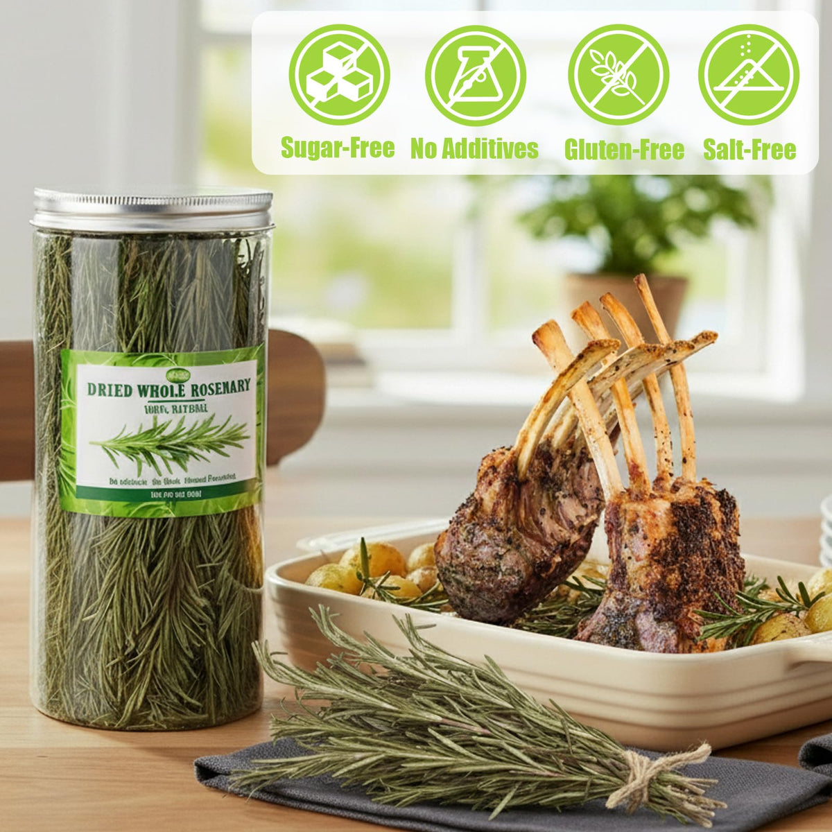 Rylenor rosemary for roasting vegetables and meats.