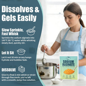 Rylenor Sodium Alginate in a busy kitchen scene ready for culinary experiments.
