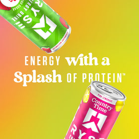RYSE Energy Drink can showcasing 150 mg caffeine for steady energy
