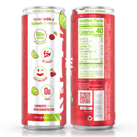 RYSE nutrition facts panel focusing on sugar-free formula