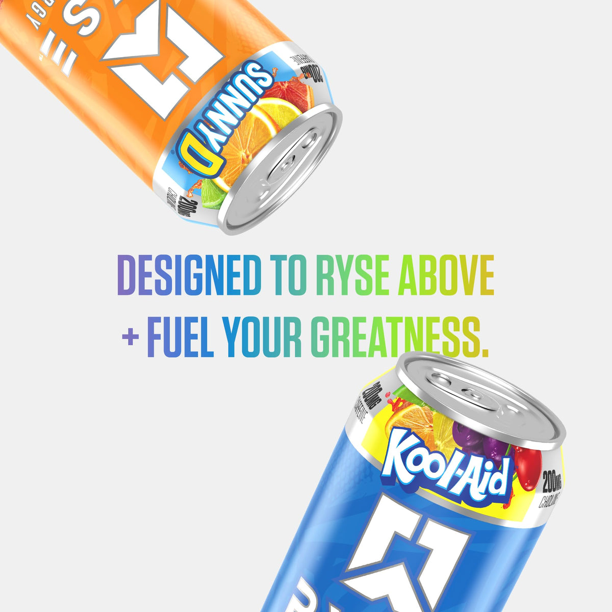 RYSE Fuel can close-up highlighting authentic flavors and zero artificial colors.