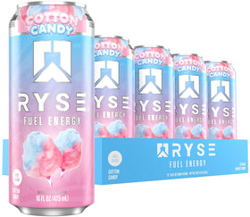 RYSE Fuel Cotton Candy can for a clean energy boost during workouts