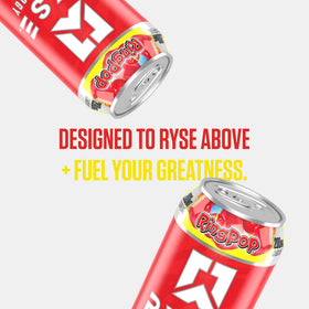 RYSE Fuel Ring Pop Cherry pour shot conveys quick energy during workouts