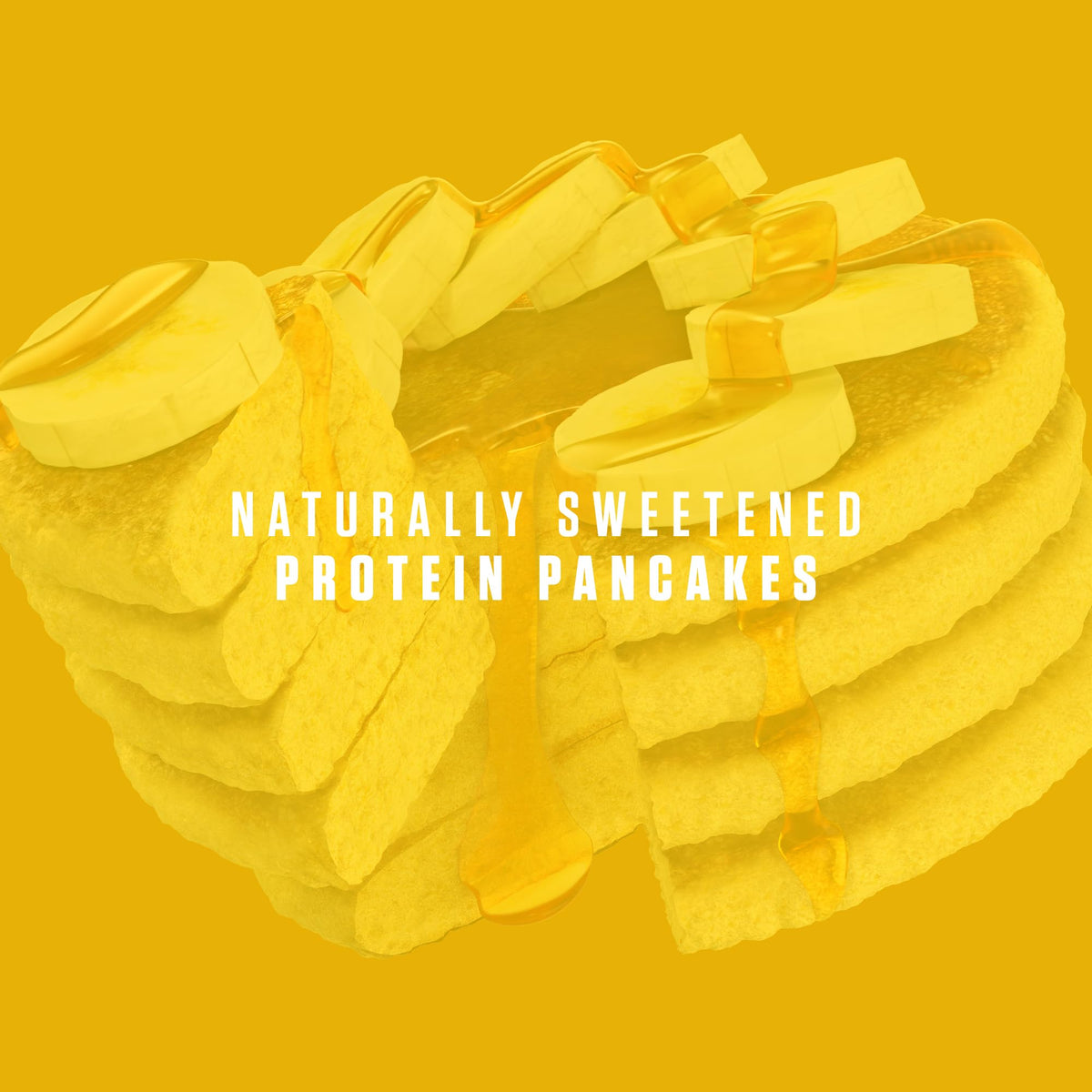 RYSE Loaded Protein Pancake Banana Stack highlights fluffy texture and clean energy