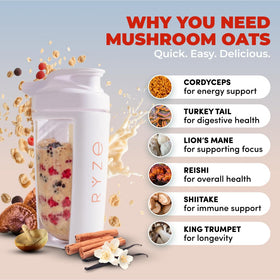 Six adaptogenic mushroom blend image highlighting potential daily resilience and focus