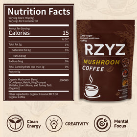 RZYZ Blend featuring dietary fiber and prebiotics for gut support