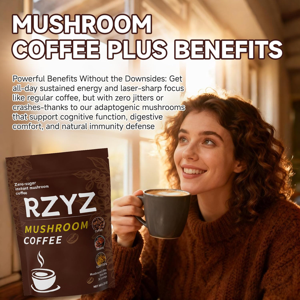 RZYZ Keto-friendly coffee with MCT oil emphasis