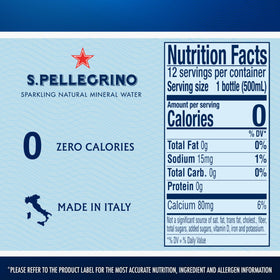 On-the-go hydration with S. Pellegrino bottle