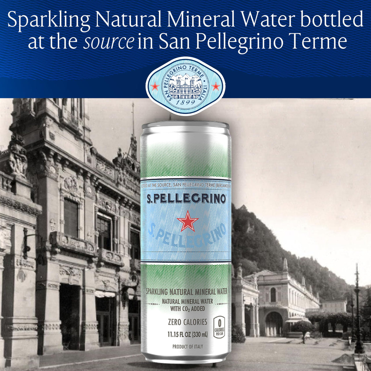 On-the-go S.Pellegrino pack for refreshment anywhere.