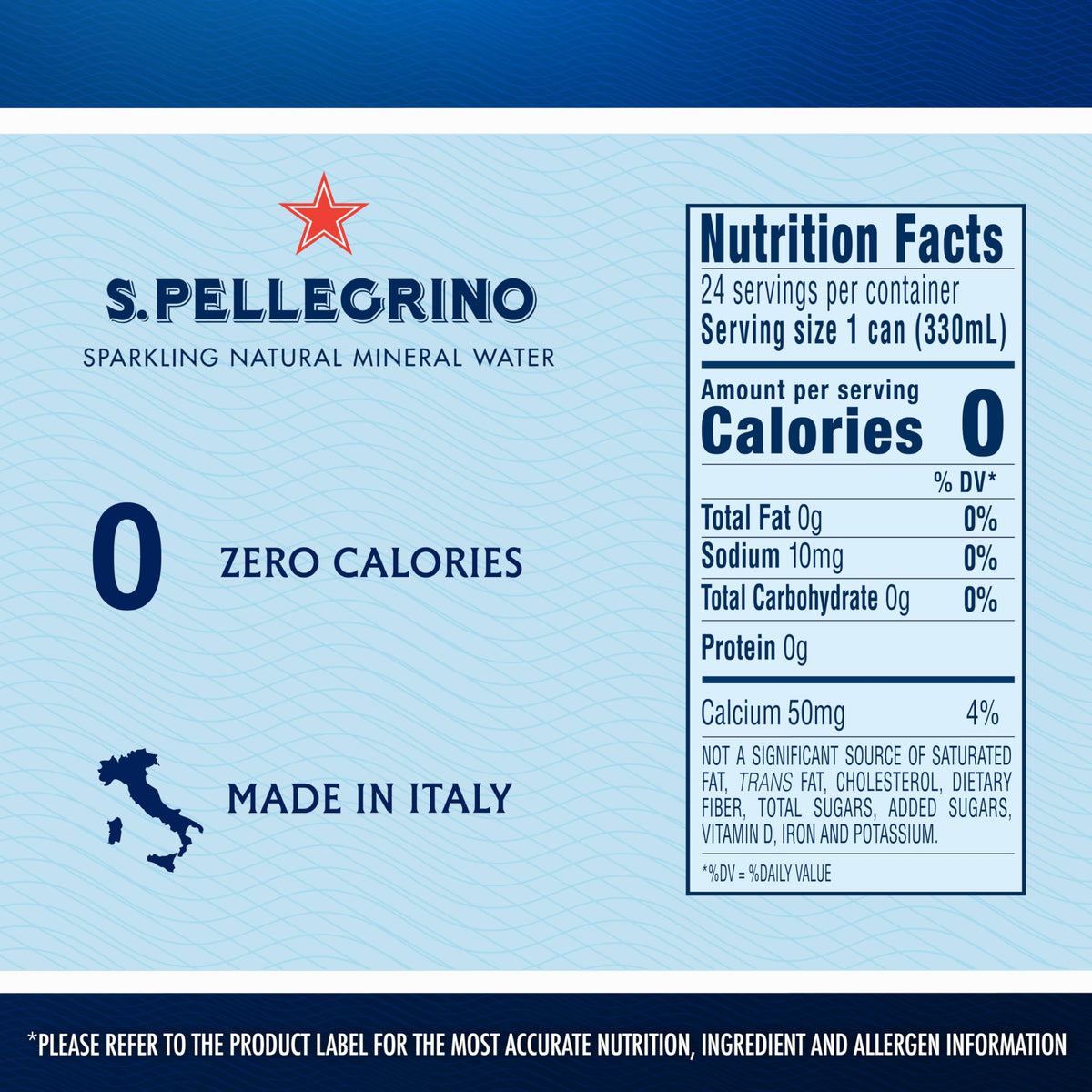 Outdoor patio moment with S.Pellegrino bubbles.