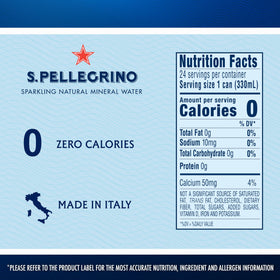 Outdoor patio moment with S.Pellegrino bubbles.