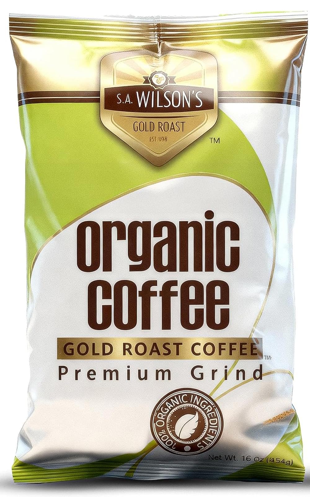 S.A. Wilson's coffee enema bag ready for a detox routine with organic premium flavor.