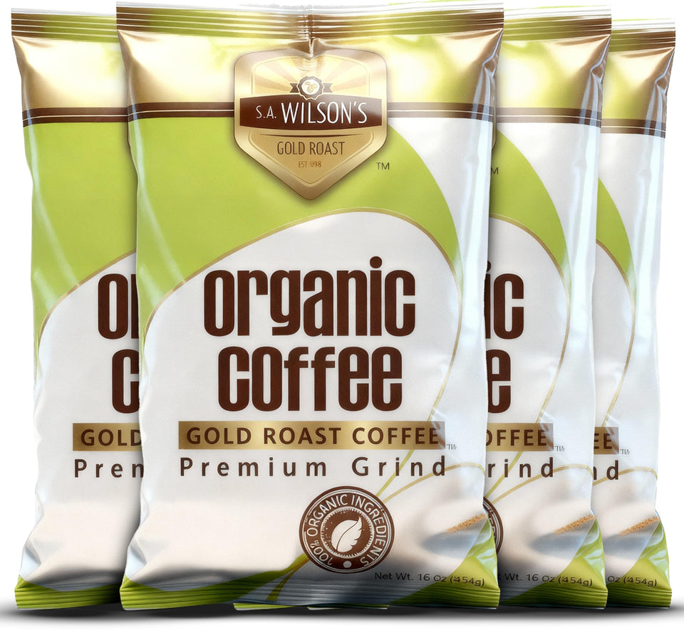 SA Wilson's Coffee Enema gold roast ground coffee for detox support