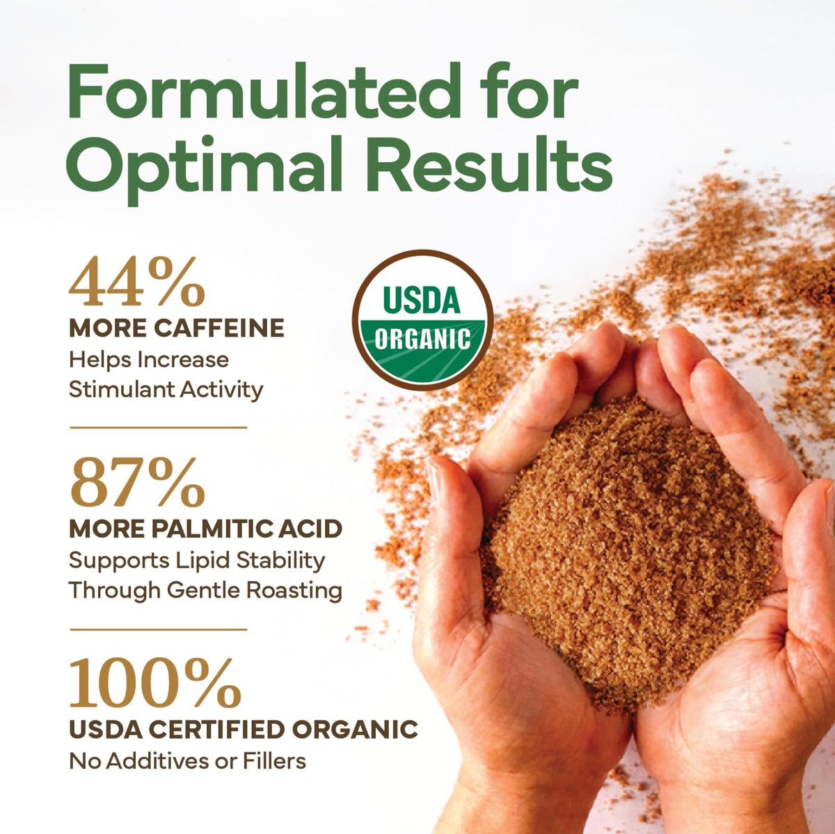 Packaging label with USDA Organic certification for SA Wilson's Enema coffee.