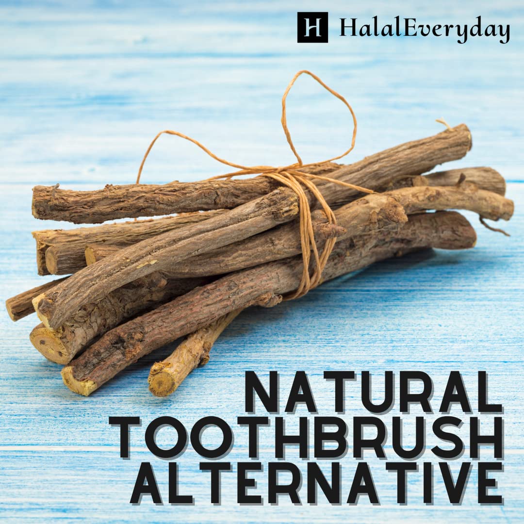 SAAQIN licorice sticks serve as a natural toothbrush alternative.