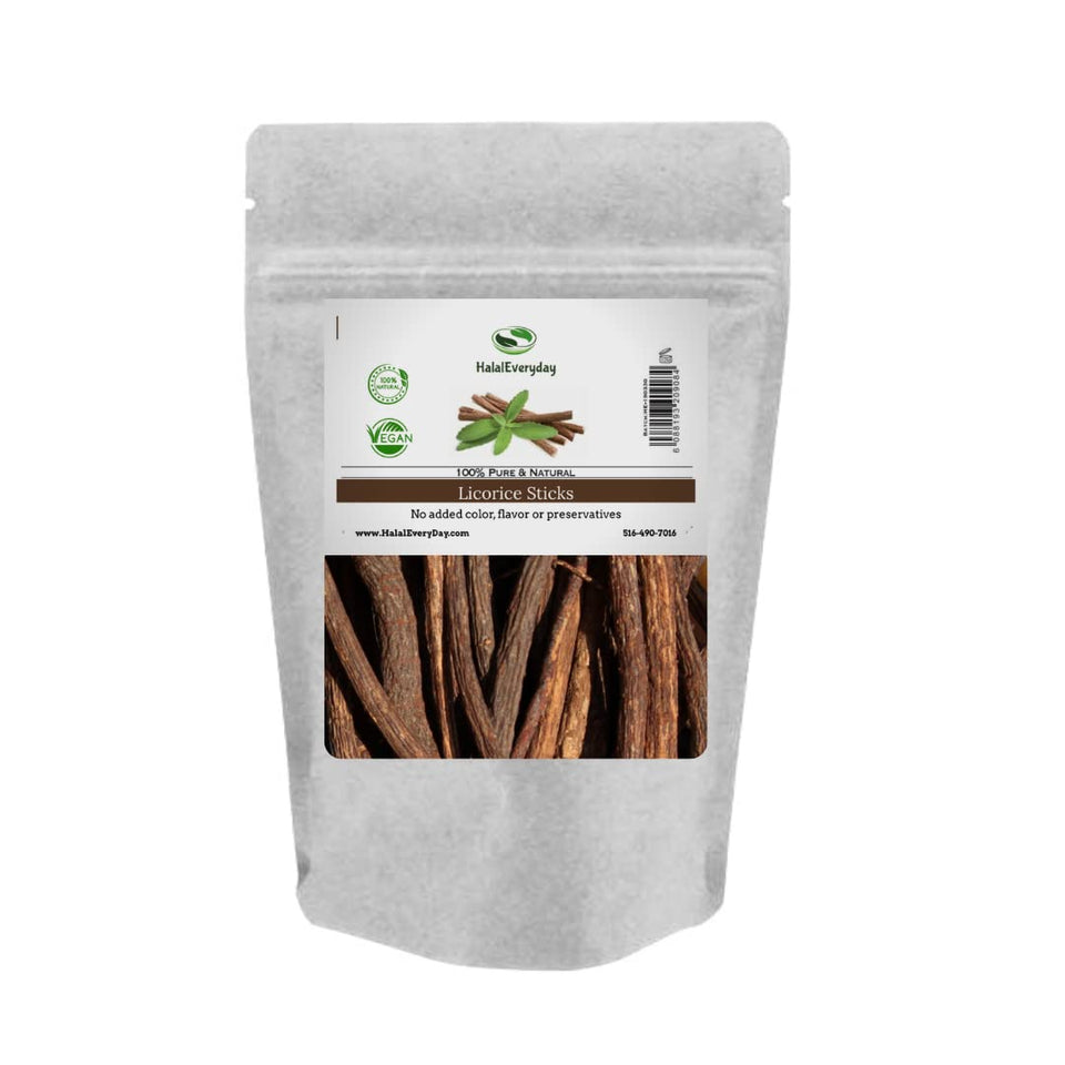 SAAQIN African Licorice Sticks in a 1 lb pack with assorted lengths for versatile chewing.