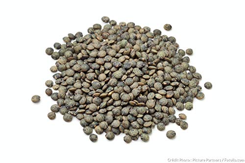 Sabarot Le Puy lentils small green dried lentils ideal for salads and soups.