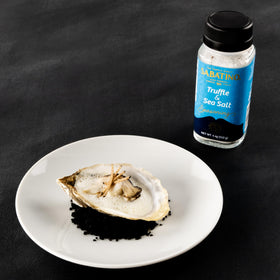 Sabatino Tartufi truffle salt on eggs elevates breakfast aroma.