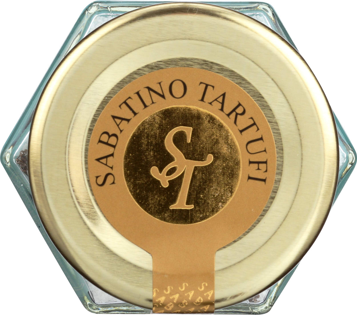 Sabatino Tartufi truffle salt on kitchen counter, ready for daily seasoning