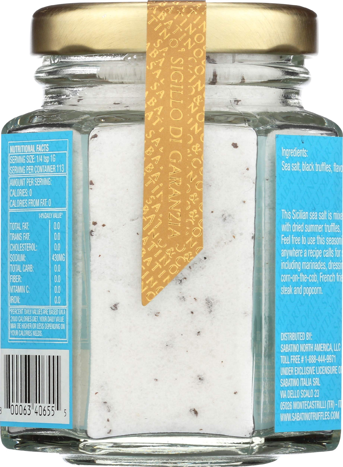 Sabatino Tartufi truffle salt on popcorn suggests elevating snacking with truffle notes