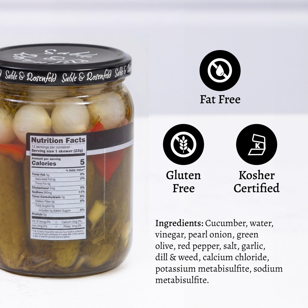 Sable & Rosenfeld gourmet gift packaging for elegant entertaining.