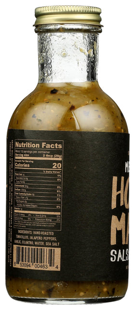 SABOR MEXICANO Salsa Verde label front emphasizes natural ingredients