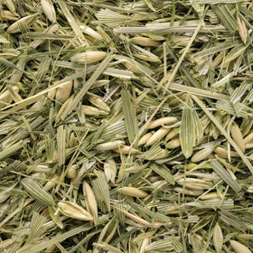 Sacred Blossom Farm tea cup with oatstraw showcases smooth flavor and gentle energy