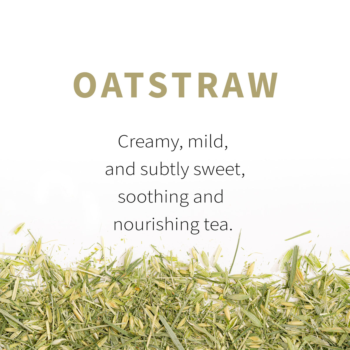 Sacred Blossom Farm Wisconsin field oatstraw shows terroir notes for a wholesome tea base