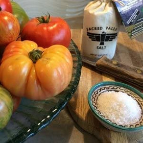 Sacred Valley Salt moisture-rich grain adds subtle bite and texture.