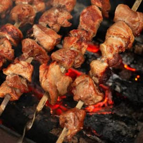 Sadaf Meat Kabob Seasoning four-pack image demonstrates bulk convenience for family grills