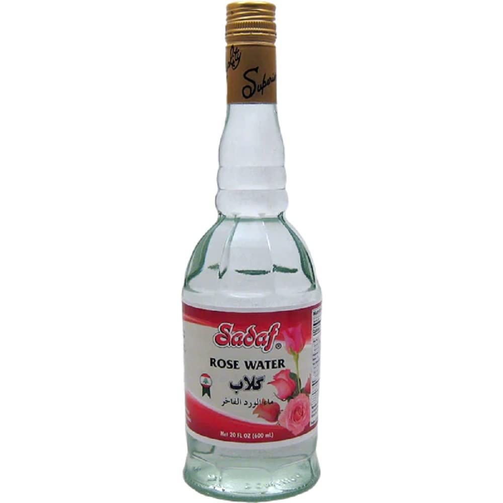 Sadaf Rose Water 20 Oz bottle for culinary and beverage use