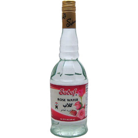 Sadaf Rose Water 20 Oz bottle for culinary and beverage use