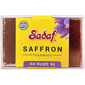 Sadaf saffron threads closeup, premium strands for vibrant cooking