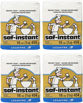 SAF Instant Gold front packaging signals fast-acting yeast for reliable bread baking.