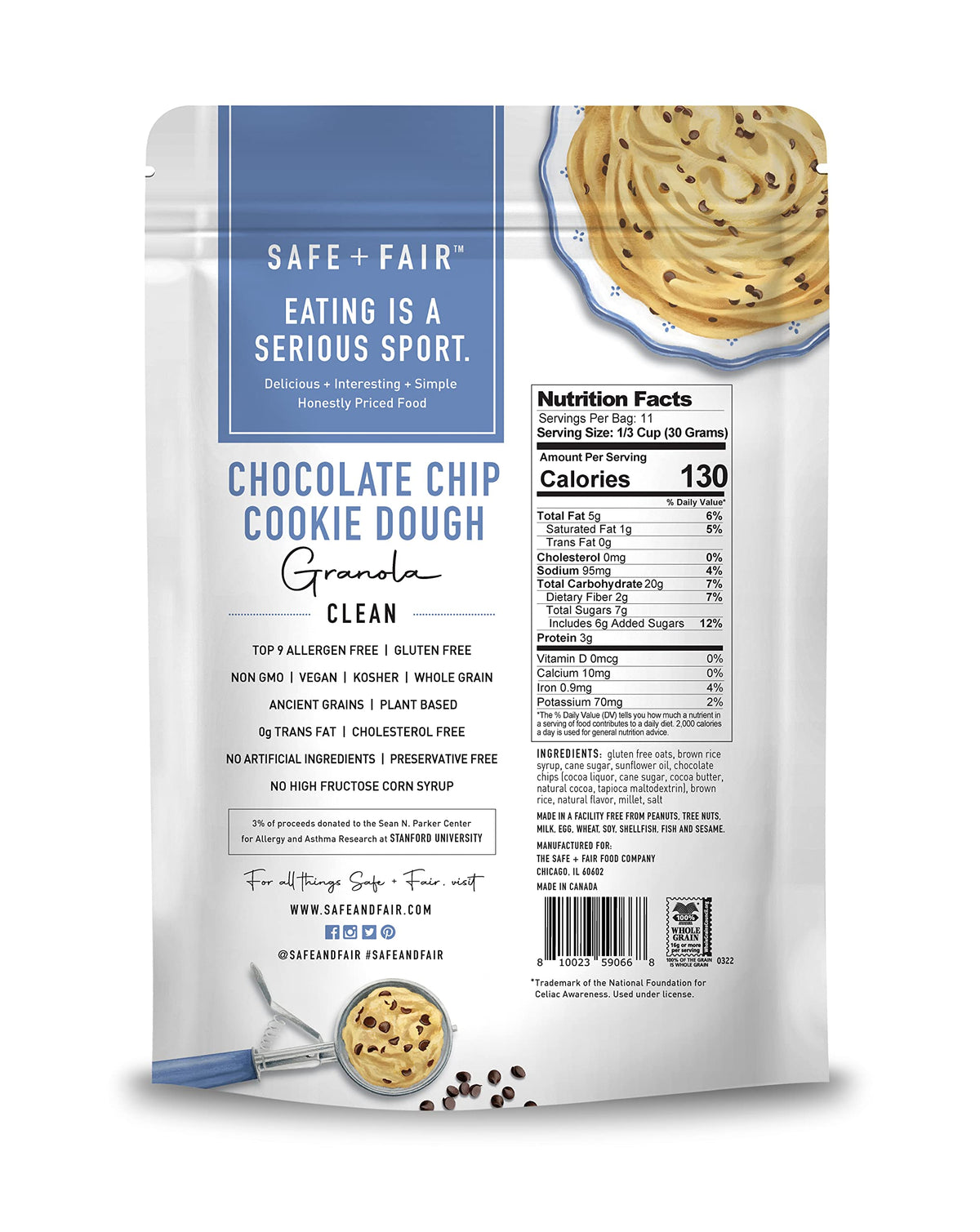 Safe + Fair 6-pack packaging for easy pantry storage and gifting.