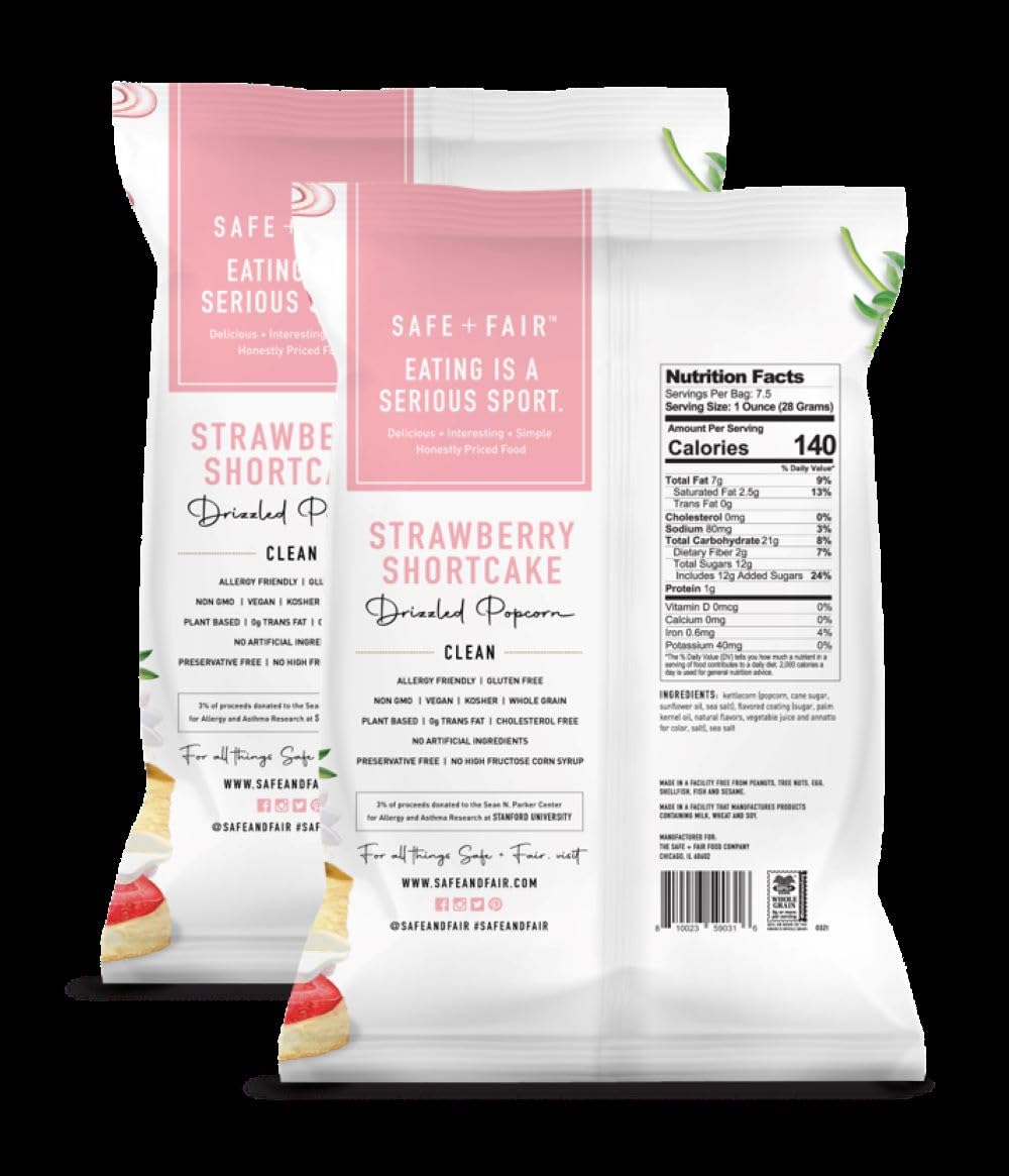Six-pack packaging offers convenient 12-ounce portions for on-the-go snacking.